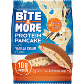 Bite and More Protein Pancake 50g x 1 Adet - Vanilya Aromalı Pankek (Tekli)