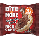 Bite and More Rice Cake 18g x 1 Adet - Pirinç Patlağı Sütlü Çikolata Kaplı (Tekli)