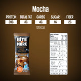 Bite & More Proteinli Soğuk Kahve - Mocha (33g x10 Adet)