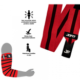 Jofit Elbow Wraps Kırmızı - Siyah
