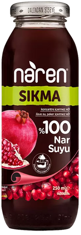 Naren Sıkma %100 Nar Suyu - 250ml