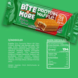 Bite & More Protein Waffle Italian Wind - Tiramisu Aromalı Kremalı 1 Adet x 55 Gram (Tekli)