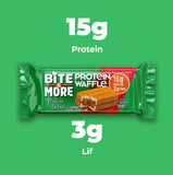 Bite & More Protein Waffle Italian Wind - Tiramisu Aromalı Kremalı 1 Adet x 55 Gram (Tekli)