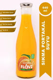 Flavz %100 Doğal Portakal Sıkma Meyve Suyu - 640ml Cam Şişe