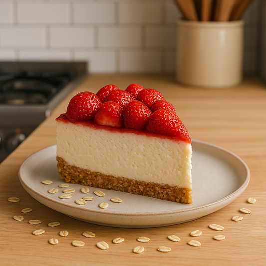 Whey Proteinli Soğuk Cheesecake