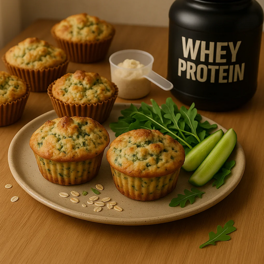 Peynirli  Protein Tozlu Fit Muffin Tarifi 💪🧀