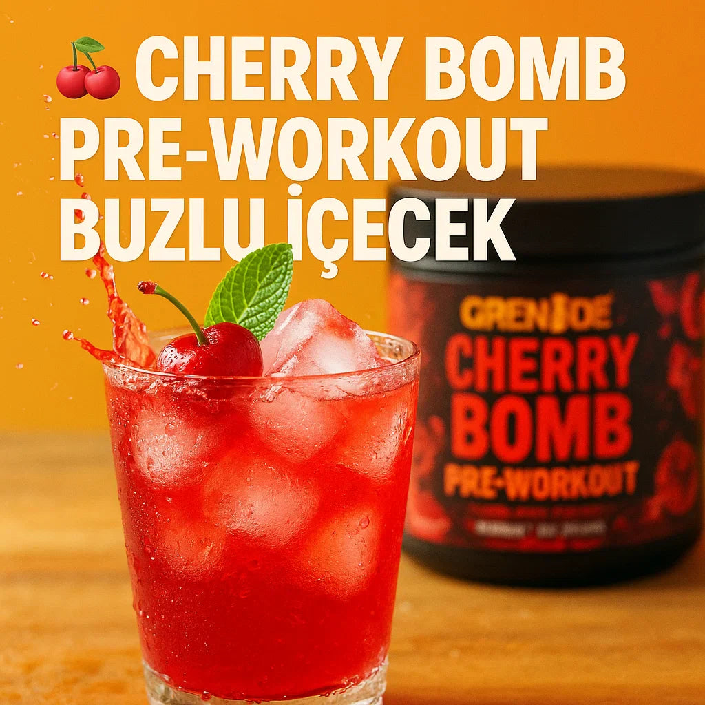 Cherry Bomb Pre-Workout Buzlu İçecek