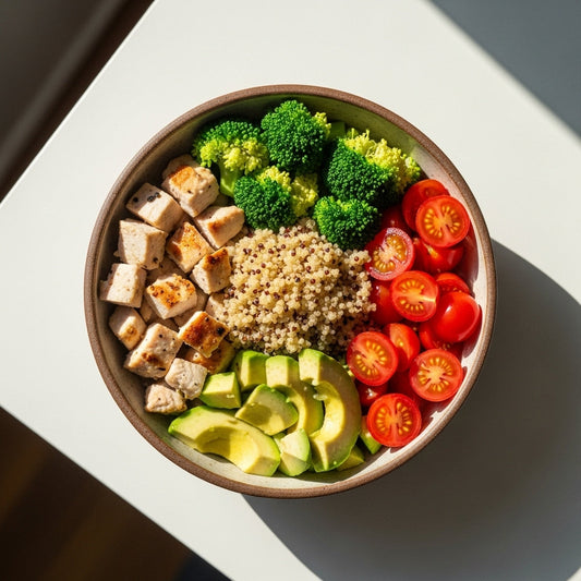 Tavuklu ve Kinoalı Fit Kase