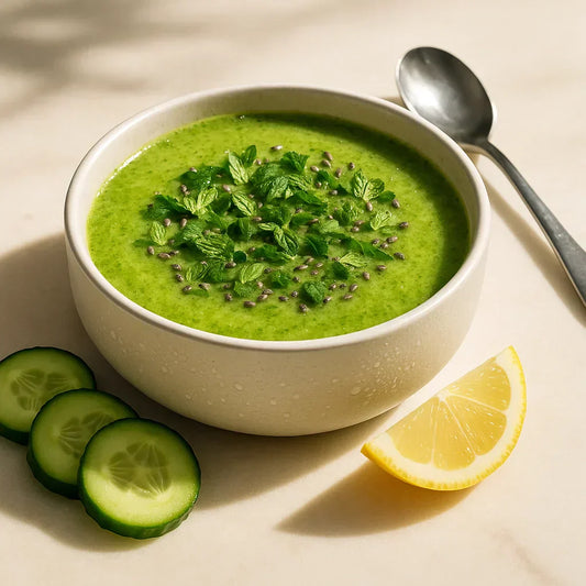 Bitkisel Proteinli Soğuk Detoks Çorbası