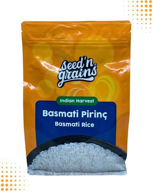 Seed'n Grains Imported Basmati Rice 1000g - Premium Quality  Main image