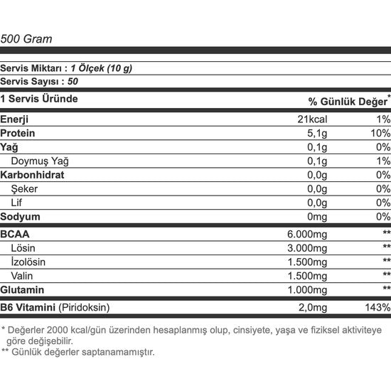 Olimp BCAA XPLODE 500g Ananas Aromalı (L‑Lösin, L‑Valin, L‑İzolösin)