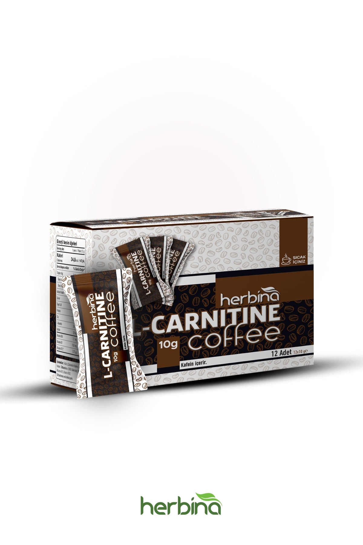Herbina L-Carnitine Coffee 10g (Box of 12) Main image