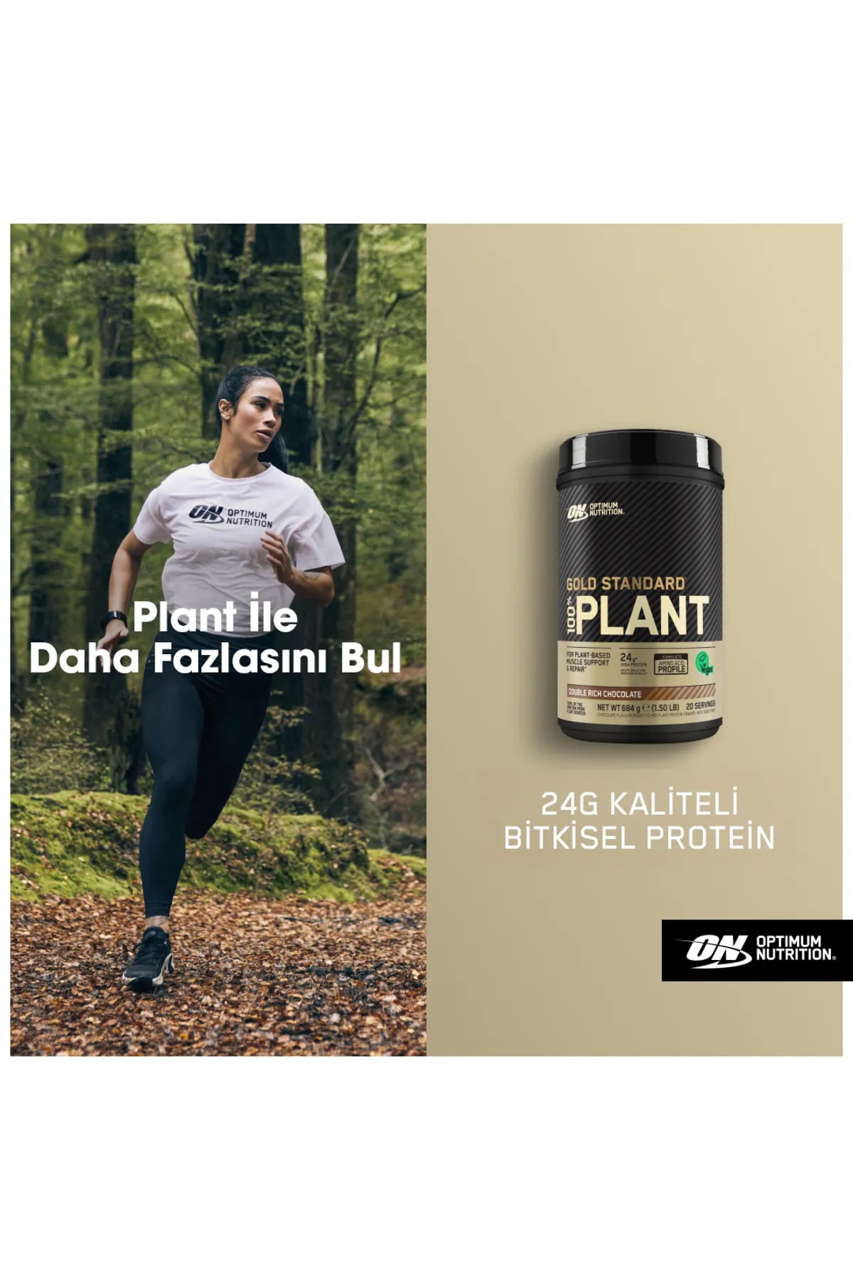 Optimum Nutrition Gold Standard Plant 684g Çikolatalı Vegan Protein Tozu