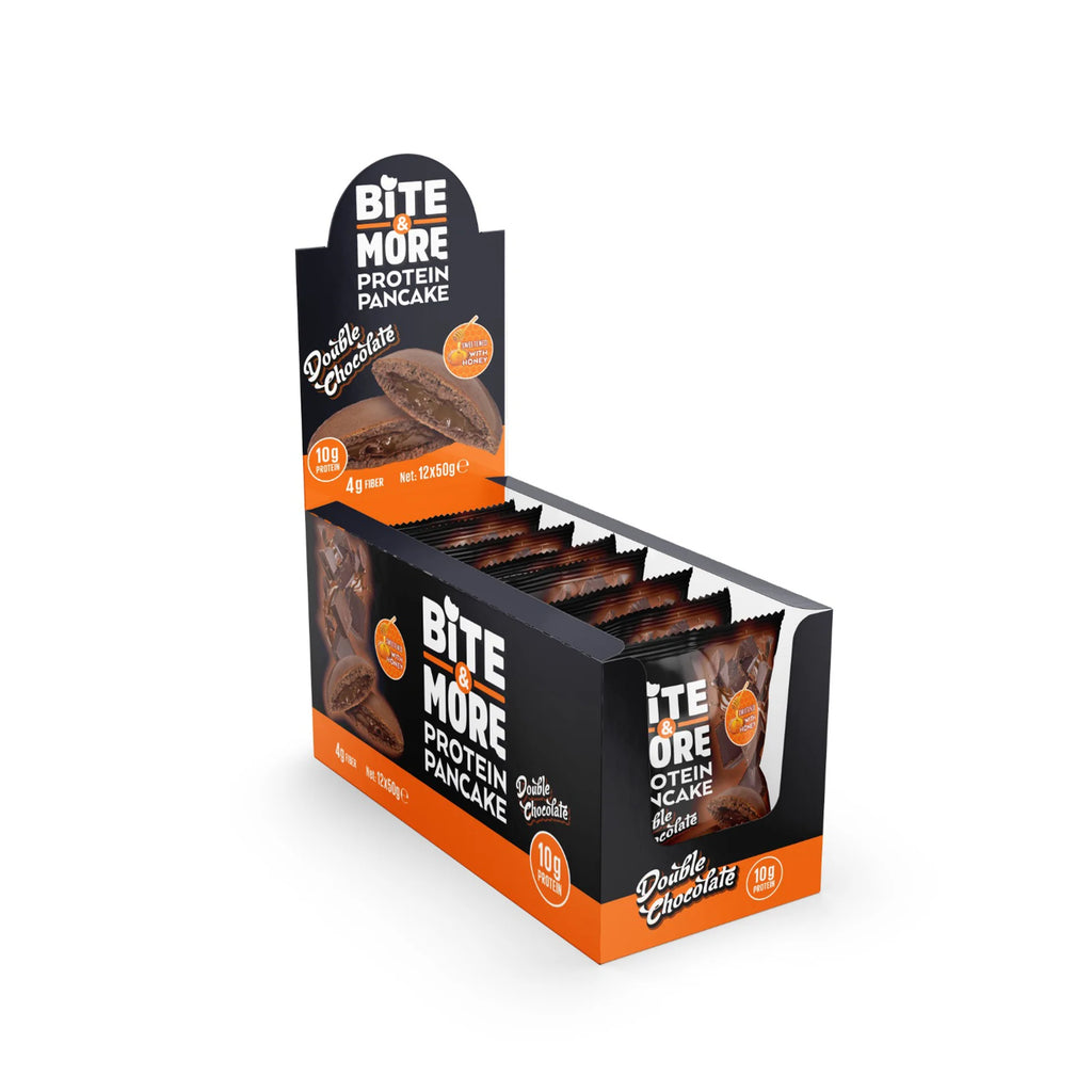 Bite & More Protein Pancake 50g Duble Çikolatalı Pankek (12li Kutu)