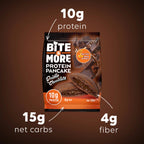Bite & More Proteinli Pancake 50g Duble Çikolatalı Pankek (Tekli)