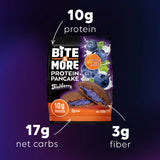 Bite and More Proteinli Kakao Pancake - Yaban Mersinli Pankek (50g x 12 Adet)