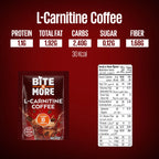 Bite & More L-Carnitine Coffee 12g Karnitinli Hazır Kahve (10lu Kutu)