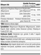 Herbina ZMA 180 Kapsül Magnezyum - Çinko - Vitamin B6