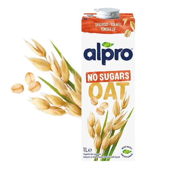 ALPRO Şekersiz Yulaf Sütü 1 Litre - Vegan ve Laktozsuz Ürün ikincil görseli