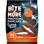 Bite & More Proteinli Pancake 50g Kurabiye ve Kremalı Pankek(Tekli)