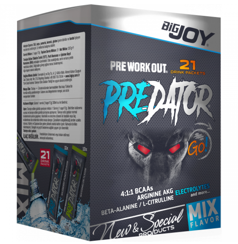 Bigjoy Predator Go! Mix 21 Adet x 17 gr. (357gr.)