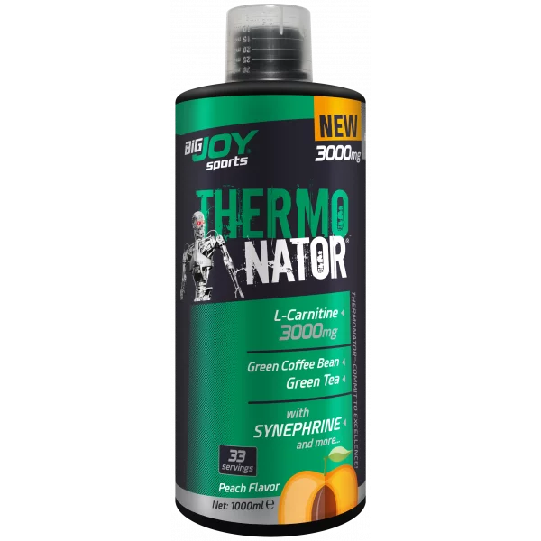 Bigjoy Sports Thermonator Karnitin 1000ml - Şeftali (3000mg Carnitine)