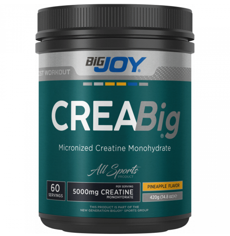 Bigjoy CreaBig 420g Ananas Aromalı Toz Mikonize Kreatin Monohidrat
