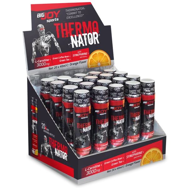 Bigjoy Sports Thermonator L-Karnitin 40ml Shot Portakal (20li Kutu)