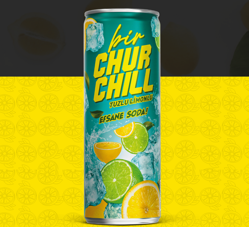 Bir Churchill Tuzlu Limonlu Gazlı İçecek