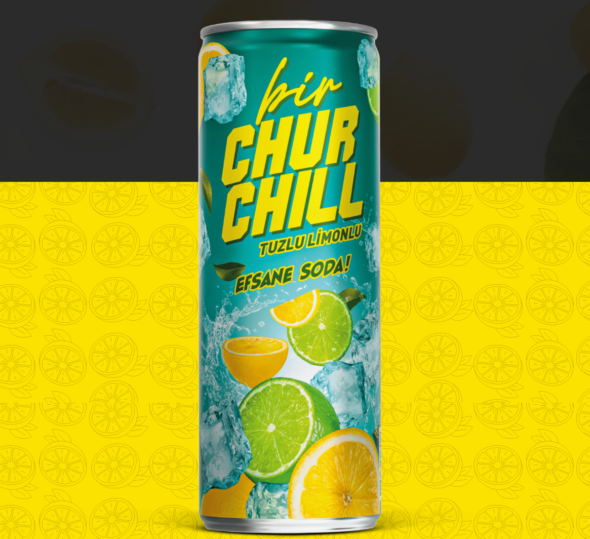 Bir Churchill Tuzlu Limonlu Gazlı İçecek