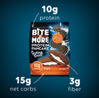 Bite & More Protein Pancake 50g Kurabiye Kremalı Pankek (12li Kutu)