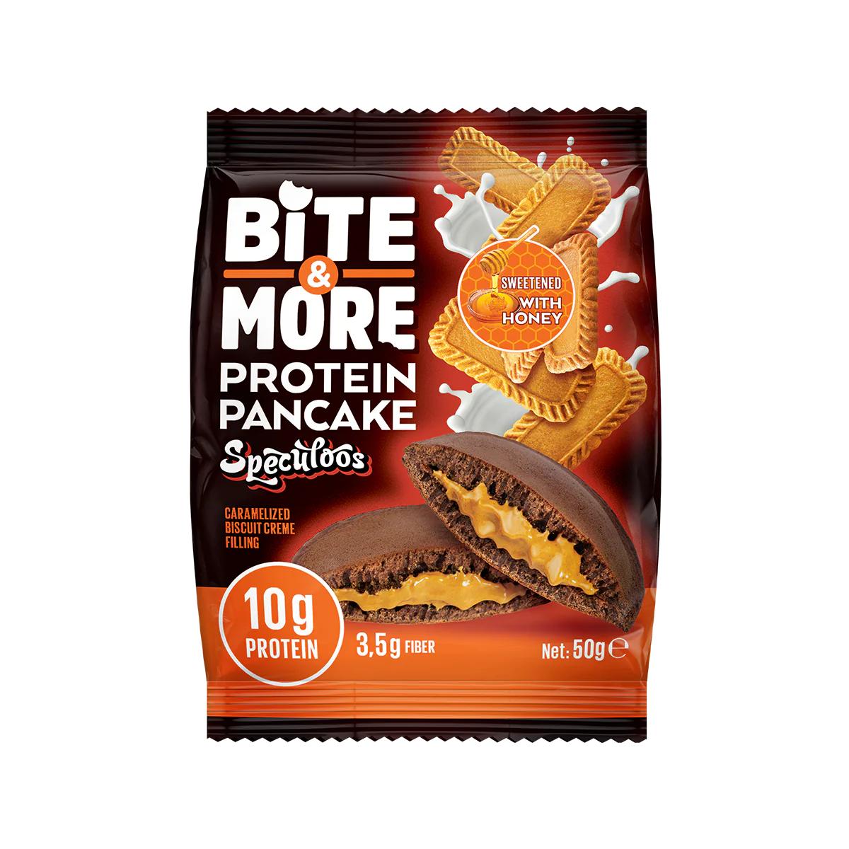 Bite & More Proteinli Pancake 50g Speculoos Kurabiyeli Pankek(Tekli)