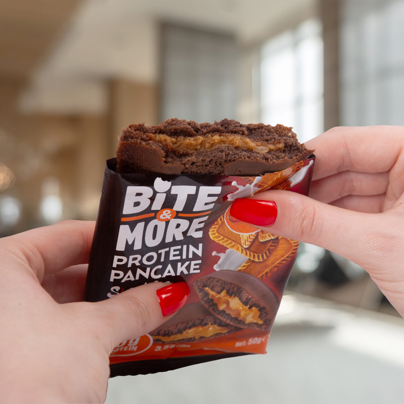 Bite & More Proteinli Pancake 50g Speculoos Kurabiyeli Pankek(Tekli)