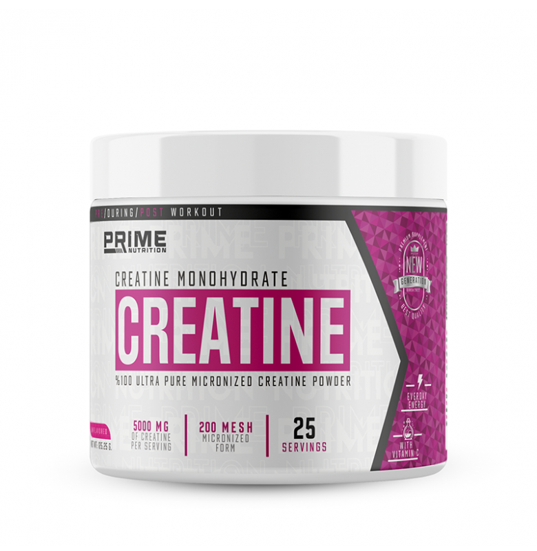 Prime Nutrition Creatine 126g Unflavored Powder Creatine Monohydrate