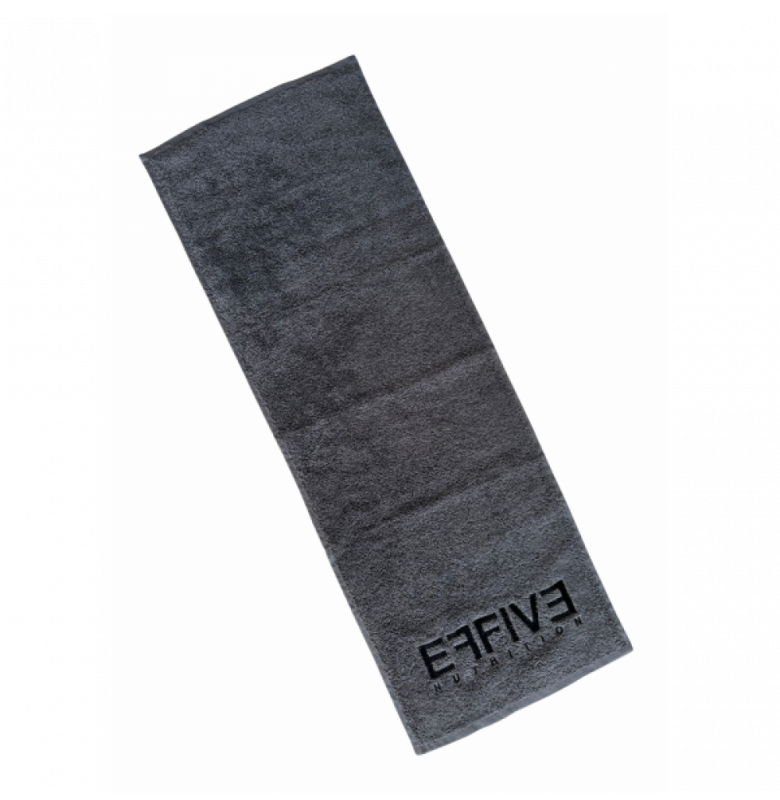 Effive Nutrition Spor Havlusu Gri-Siyah (35x85 cm)
