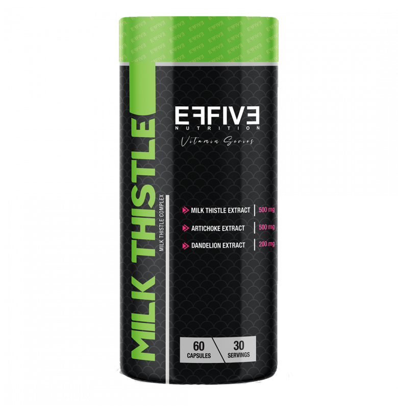 Effive Nutrition Milk Thistle Complex 60 Kapsül Deve Dikeni Takviyesi