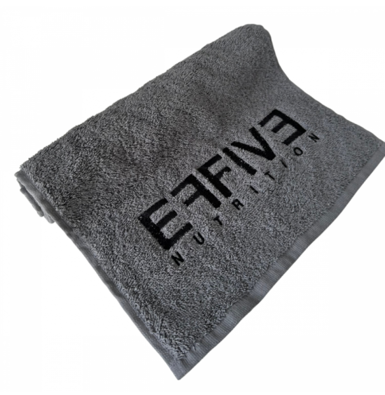 Effive Nutrition Spor Havlusu Gri-Siyah (35x85 cm)