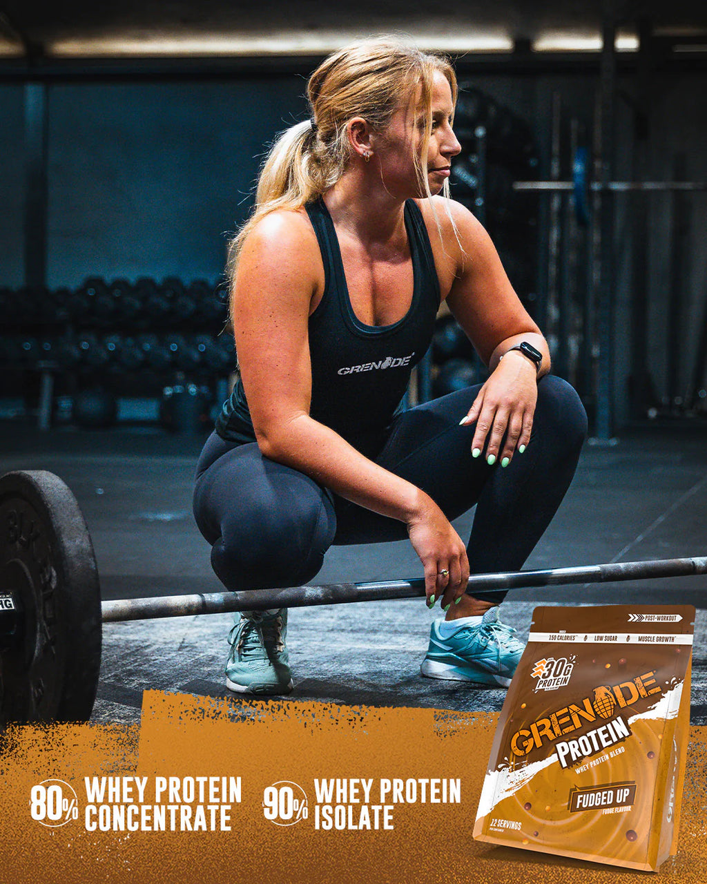 Grenade Whey Protein Powder Fudge Up 480g - Chocolate