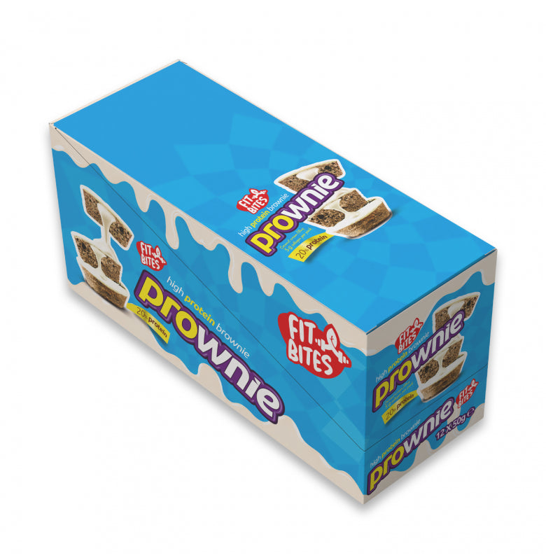 Fit Bites Prownie Yüksek Protein Brownie 50g Hindistan Cevizi 12li Kutu