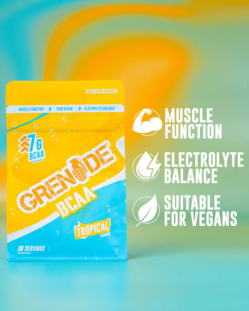Grenade BCAA 390g Tropikal Meyve Aromalı Amino Asit Tozu