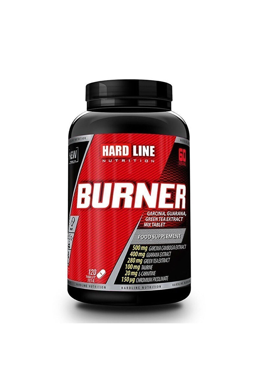 Hardline Burner Yağ Yakıcı Takviyesi 120 Tablet Aromasız