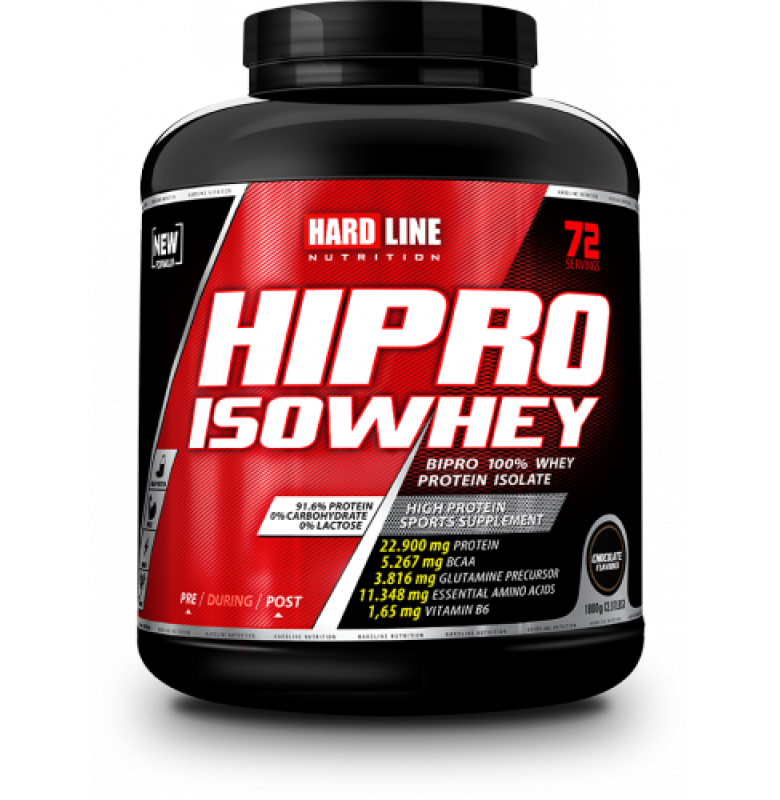 Hardline Hipro IsoWhey 1800g Çikolata Aromalı İzole Protein