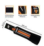 Jofit Knee Wraps Siyah - Turuncu