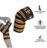 Jofit Knee Wraps Siyah - Turuncu