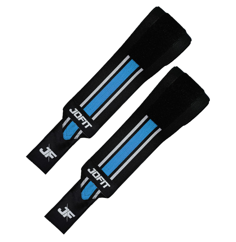 Jofit Knee Wraps Knee Bandage Black Blue  Secondary image