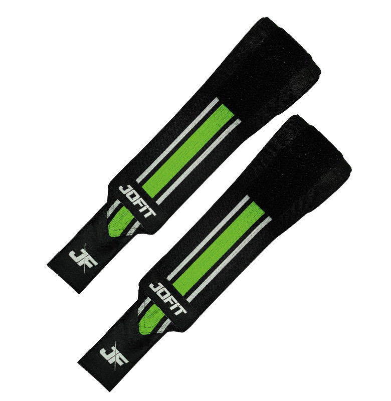 Jofit Knee Wraps Knee Bandage Black Green Secondary image