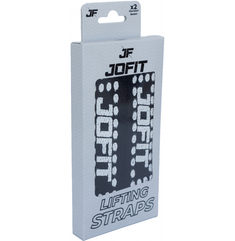 Jofit Lifting Straps Weight Lifting Belt Black White Secondary image