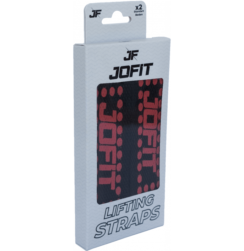 Jofit Lifting Straps Weight Lifting Belt Black Red Secondary image
