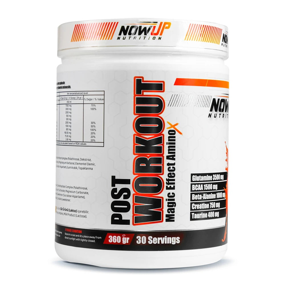 NOWUP NUTRITION Post-Workout Magic Effect 360g Çilek
