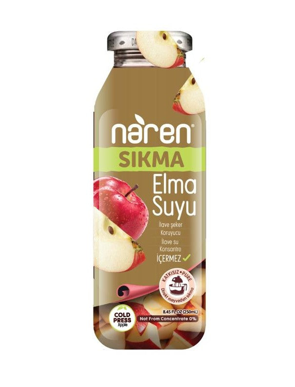 Naren Sıkma %100 Elma Suyu - 250ml
